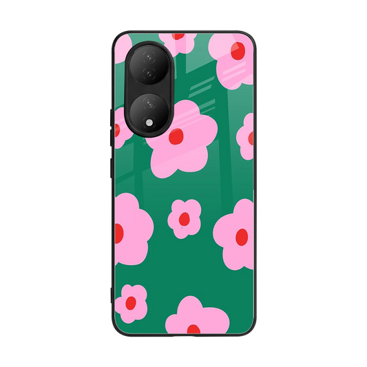 Pink Petal Parade back phone cover | glass case for Vivo-y100