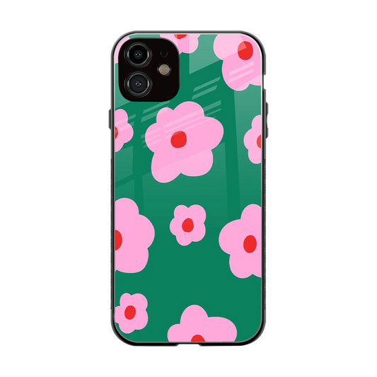 Pink Petal Parade back phone cover | glass case for iphone 12
