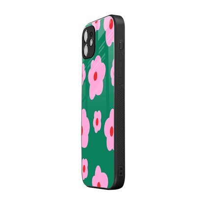 Pink Petal Parade iphone 11 mobile cover | shockproof glass phone case