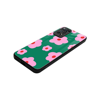 Pink Petal Parade stylish phone case for redmi note 11 pro | glossy glass and slim fit