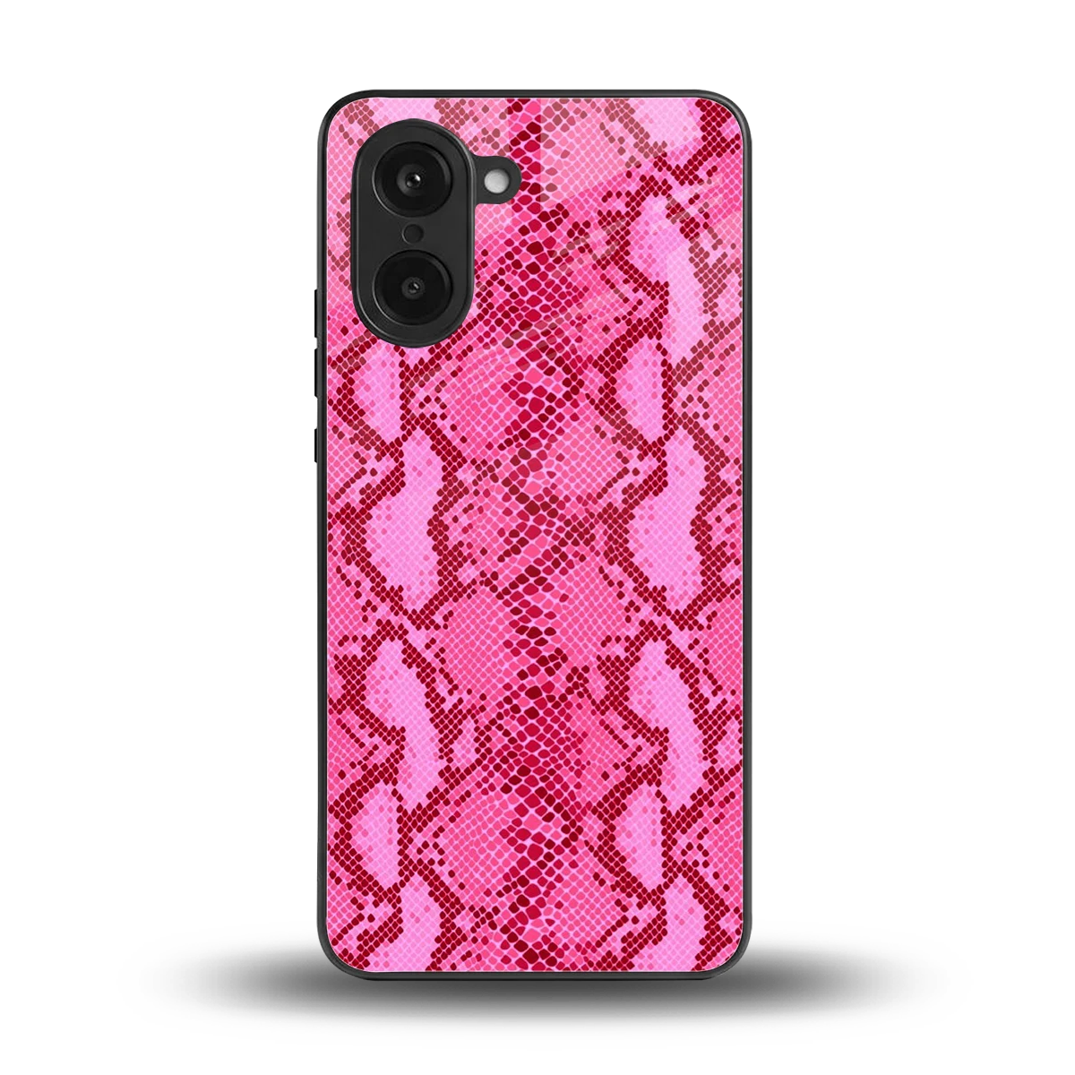 Pink Serpent back phone cover | glass case for oneplus nord ce5 5g