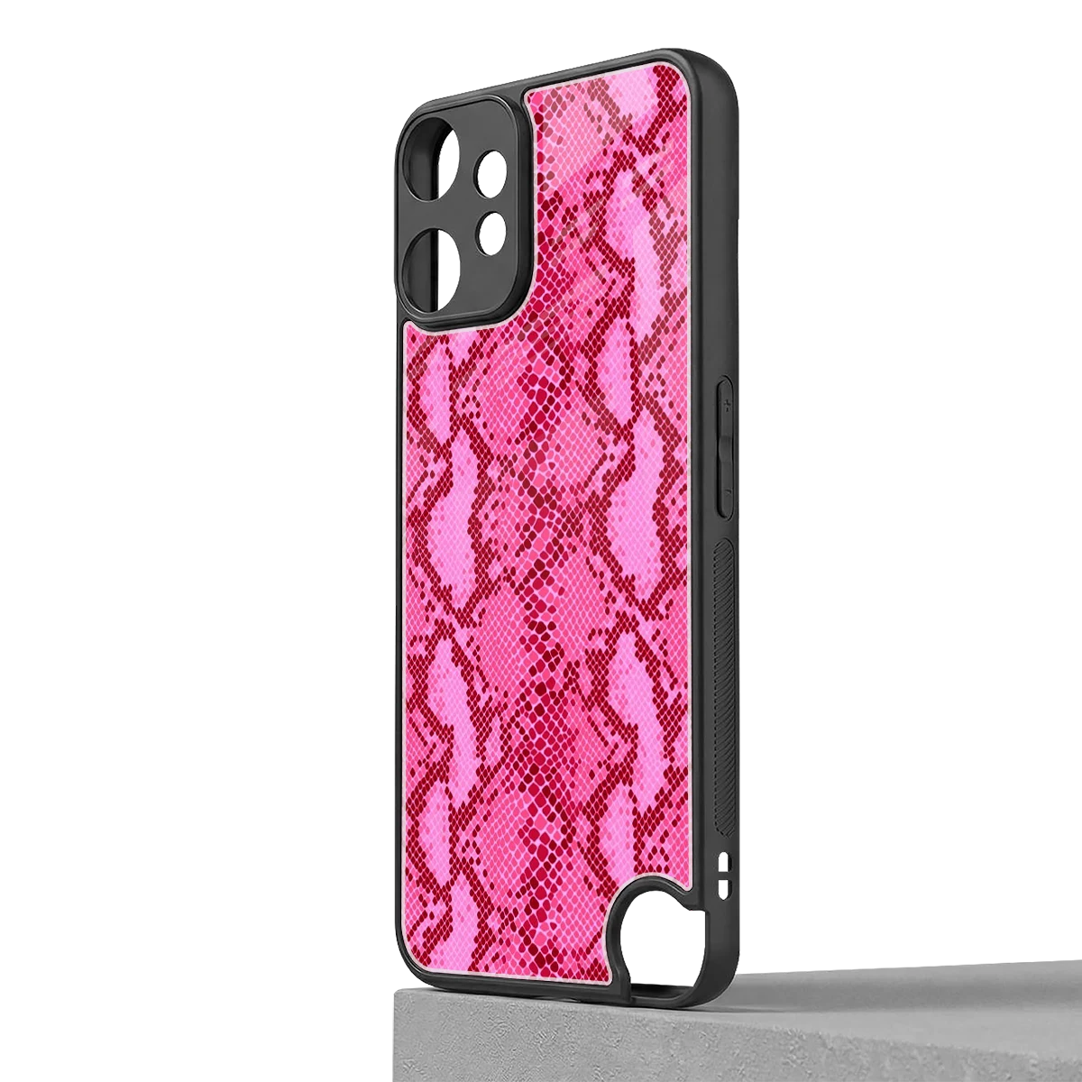 Pink Serpent cmf nothing phone 2 pro mobile cover | shockproof glass phone case