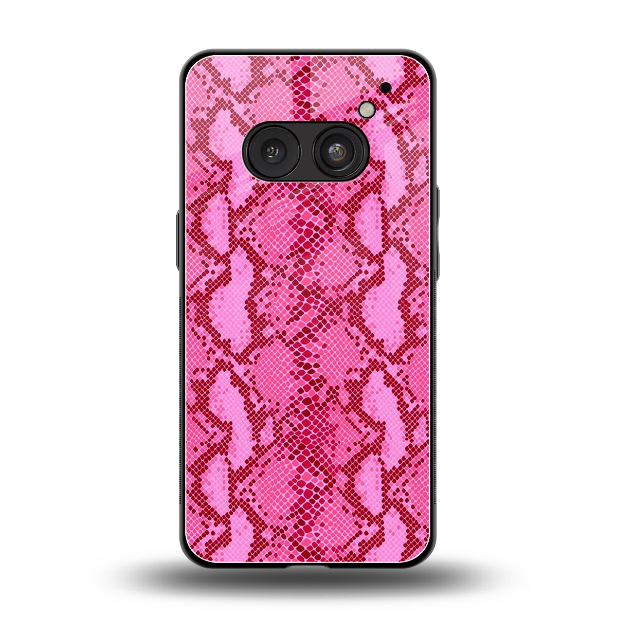 Pink Serpent back phone cover | glass case for nothing phone 2a