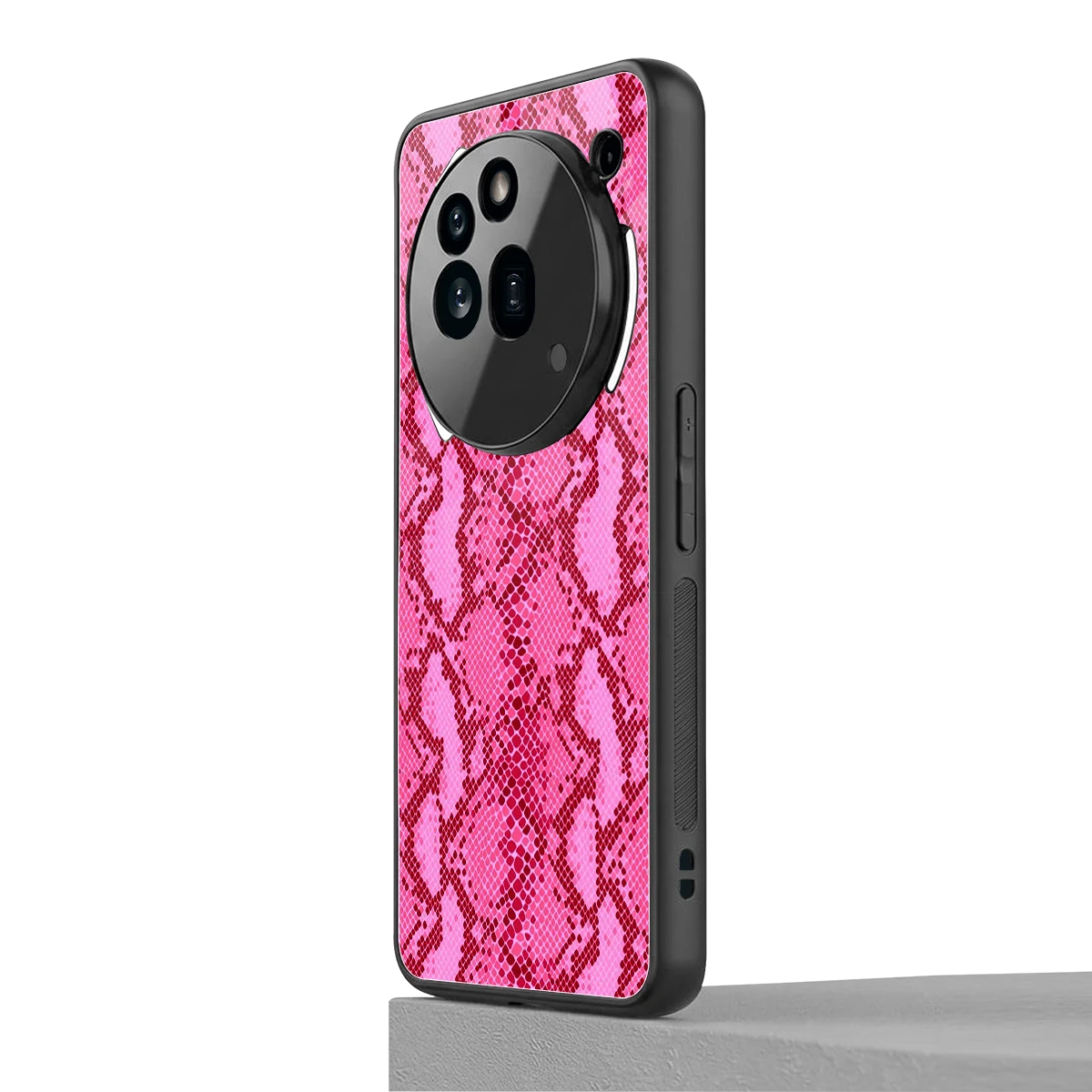 Pink Serpent nothing phone 3a pro mobile cover | shockproof glass phone case