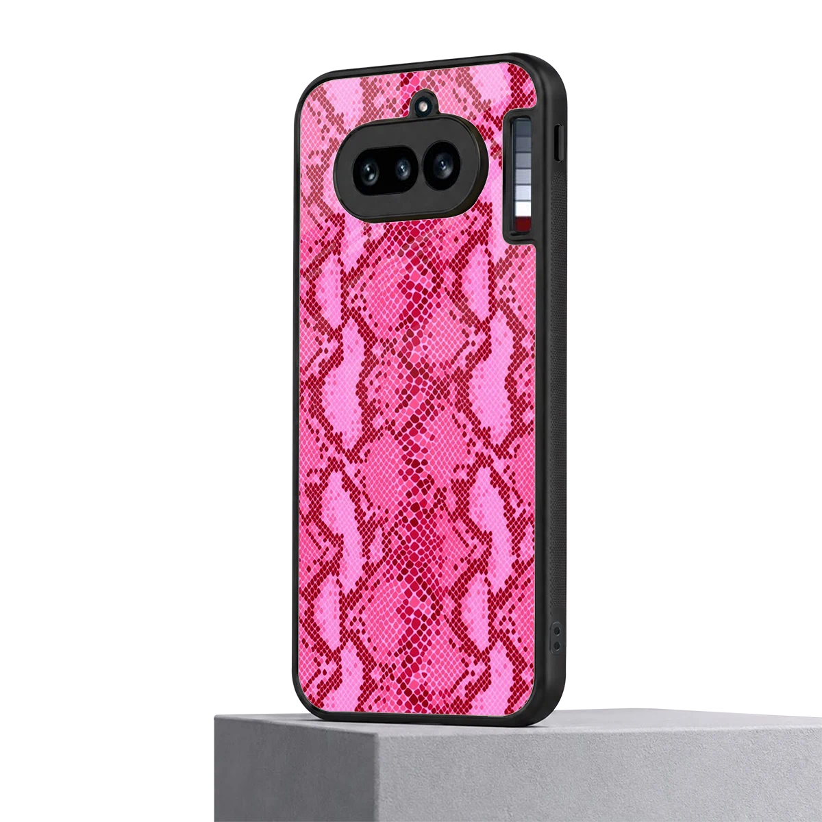 Pink Serpent nothing phone 4a mobile cover | shockproof glass phone case
