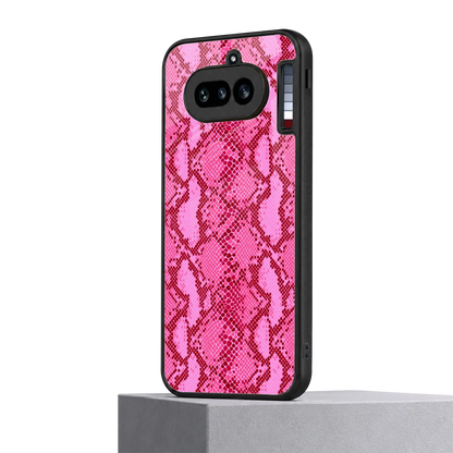 Pink Serpent nothing phone 4a mobile cover | shockproof glass phone case