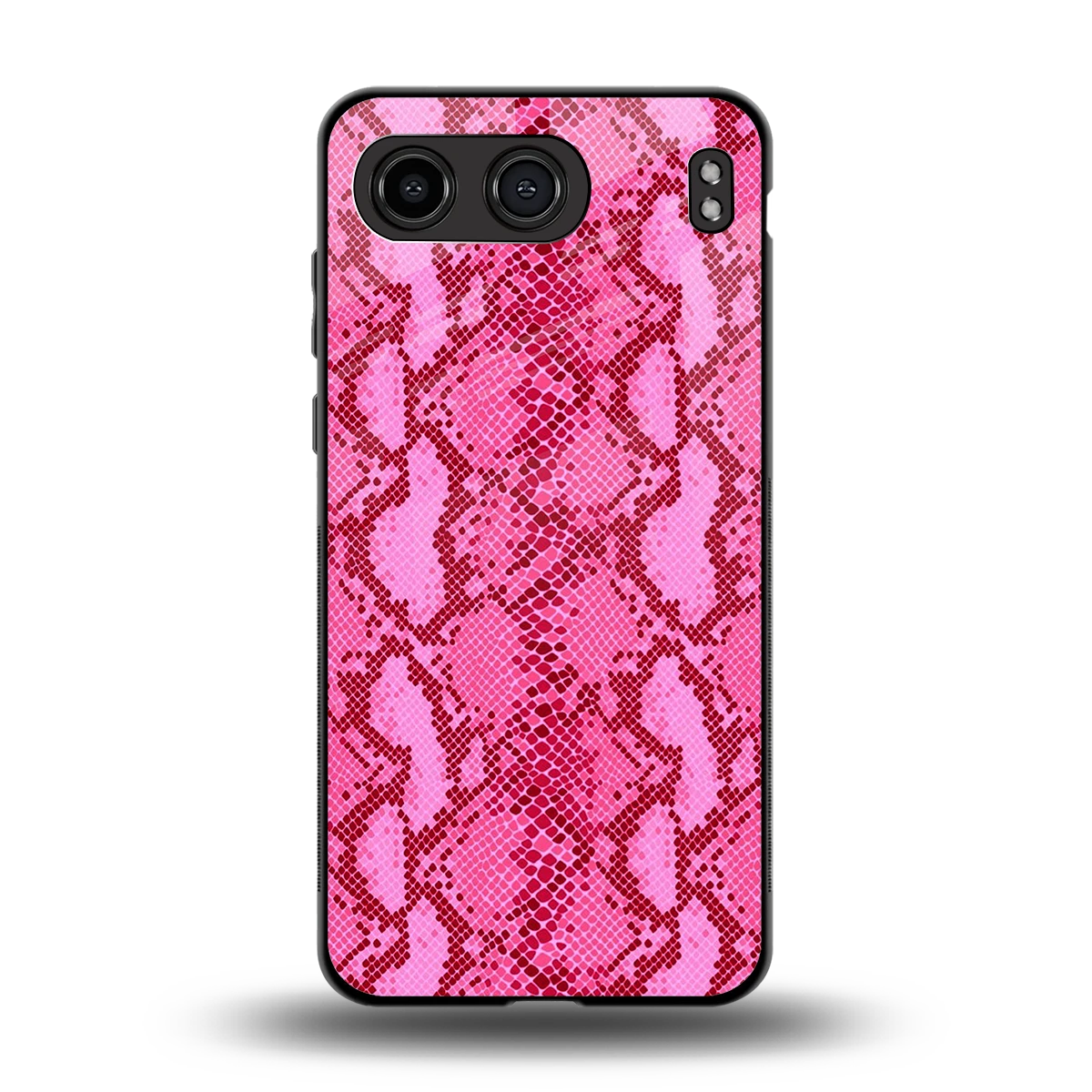 Pink Serpent back phone cover | glass case for oneplus nord 4
