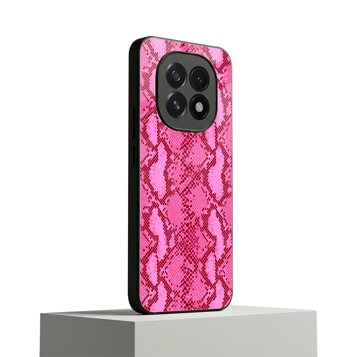 Pink Serpent oppo f29 5g mobile cover | shockproof glass phone case