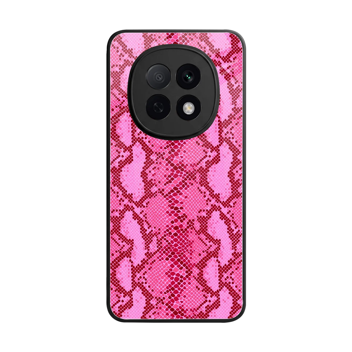 Pink Serpent back phone cover | glass case for oppo f29 pro 5g