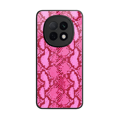 Pink Serpent back phone cover | glass case for oppo f29 pro 5g