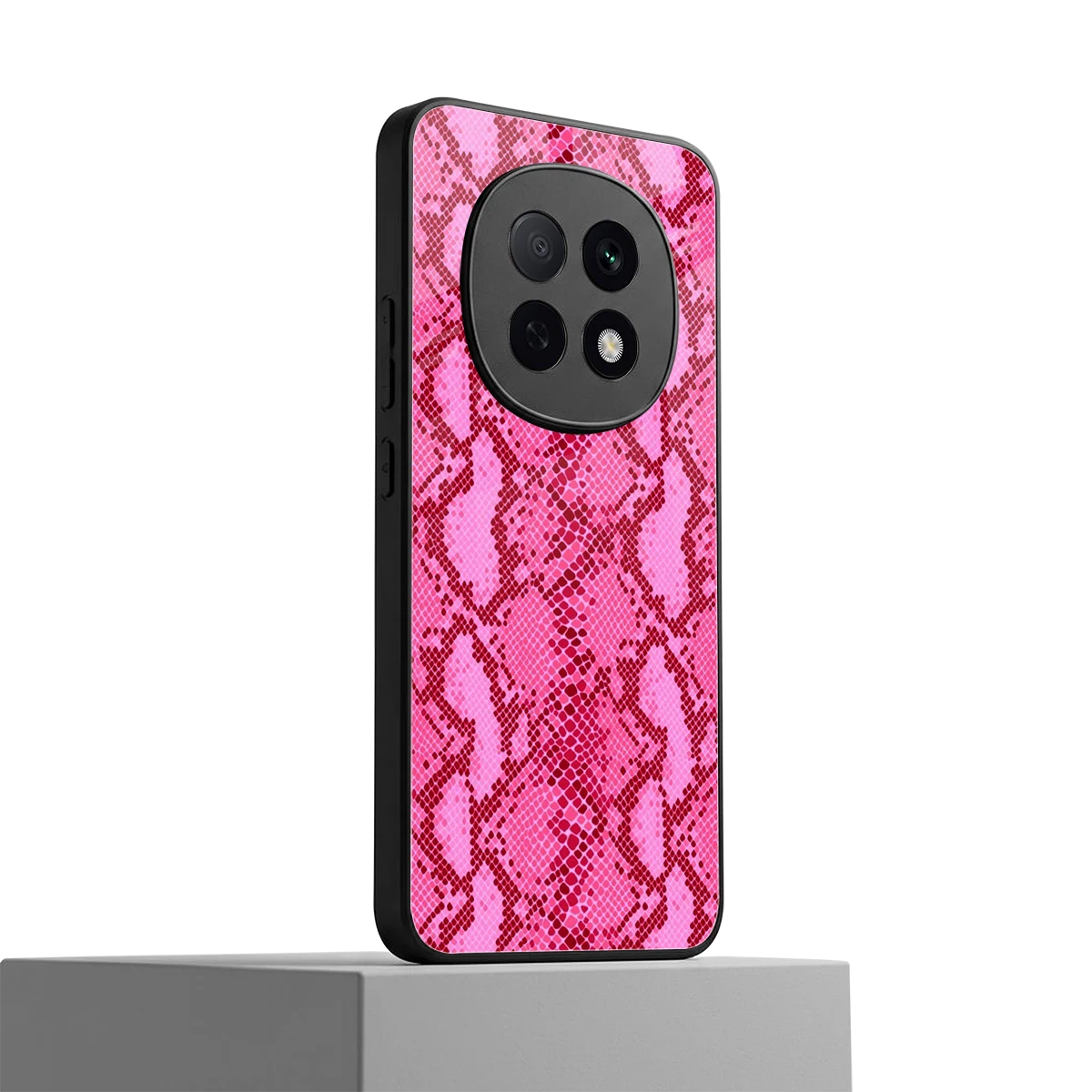 Pink Serpent oppo f29 pro 5g mobile cover | shockproof glass phone case