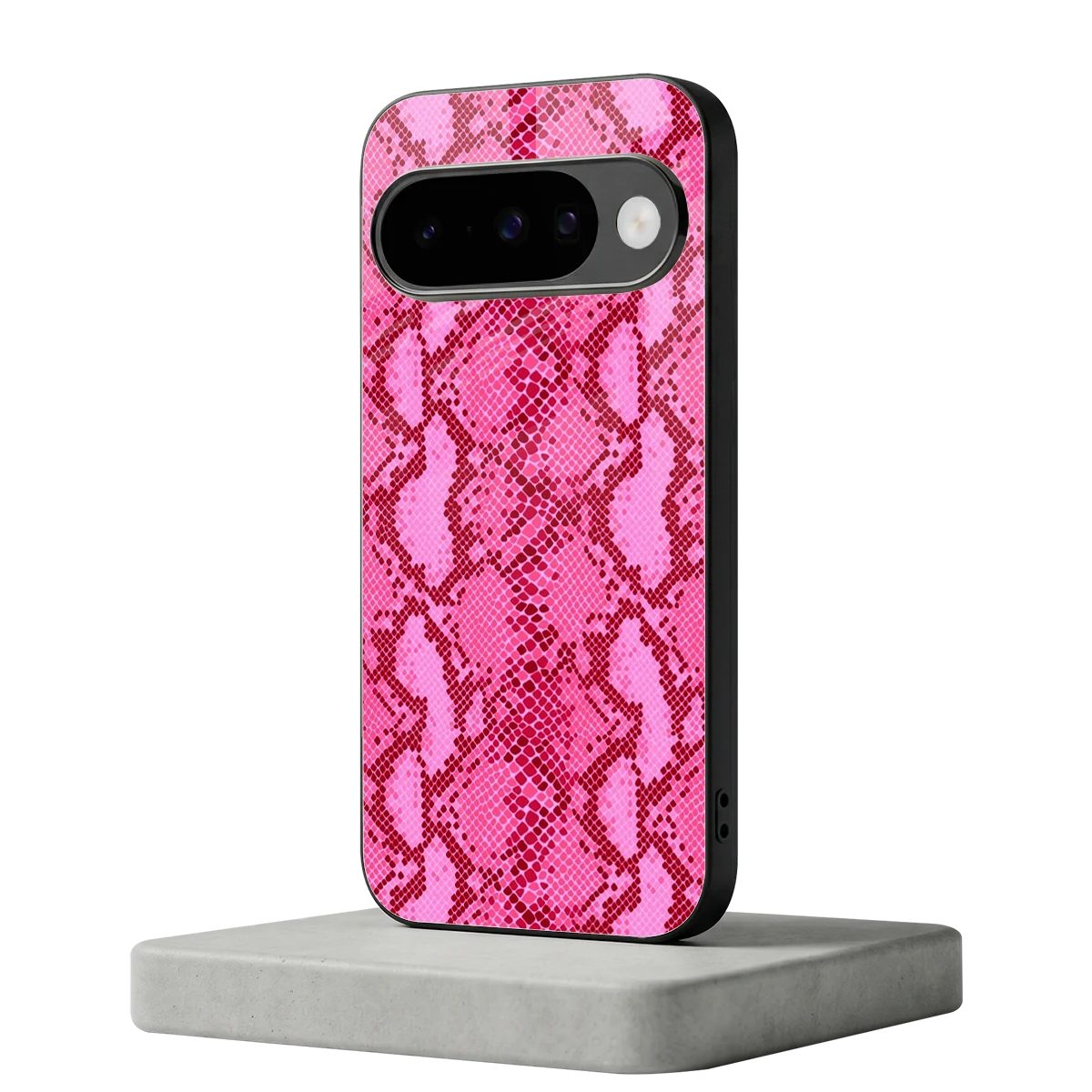 Pink Serpent google pixel 10 mobile cover | shockproof glass phone case