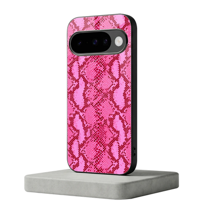 Pink Serpent google pixel 10 mobile cover | shockproof glass phone case