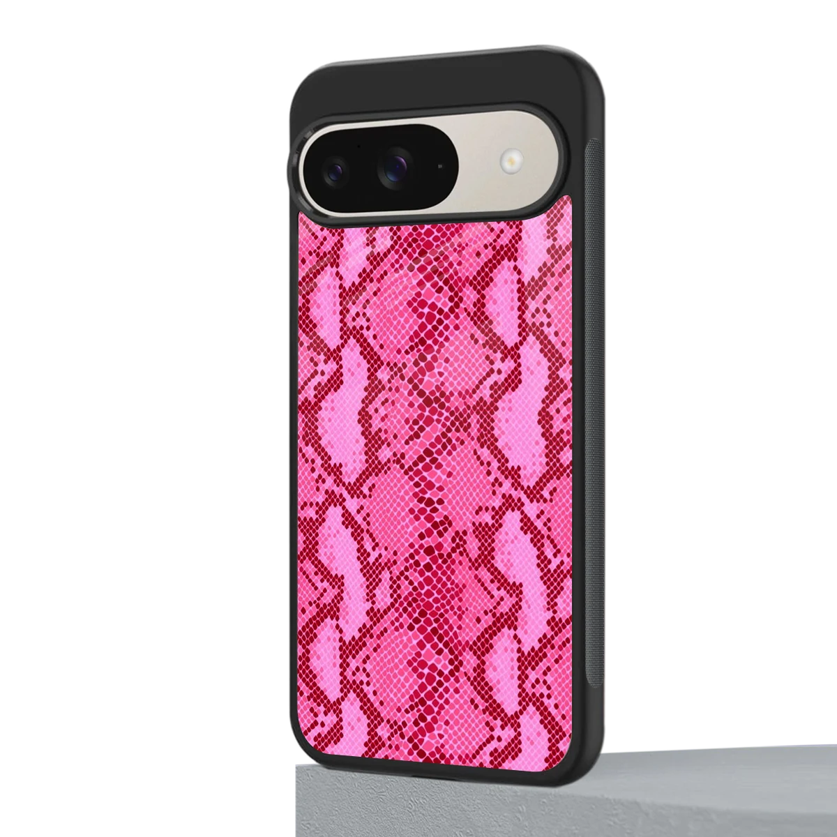 Pink Serpent google pixel 9 mobile cover | shockproof glass phone case