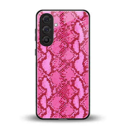 Pink Serpent back phone cover | glass case for samsung galaxy a16 5g