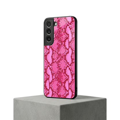 Pink Serpent samsung galaxy s22 mobile cover | shockproof glass phone case
