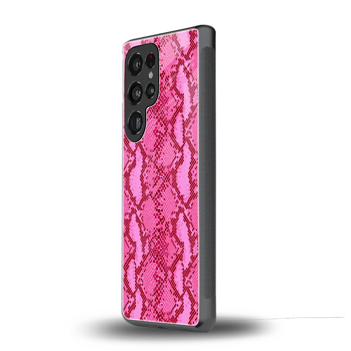 Pink Serpent samsung galaxy s26 ultra mobile cover | shockproof glass phone case