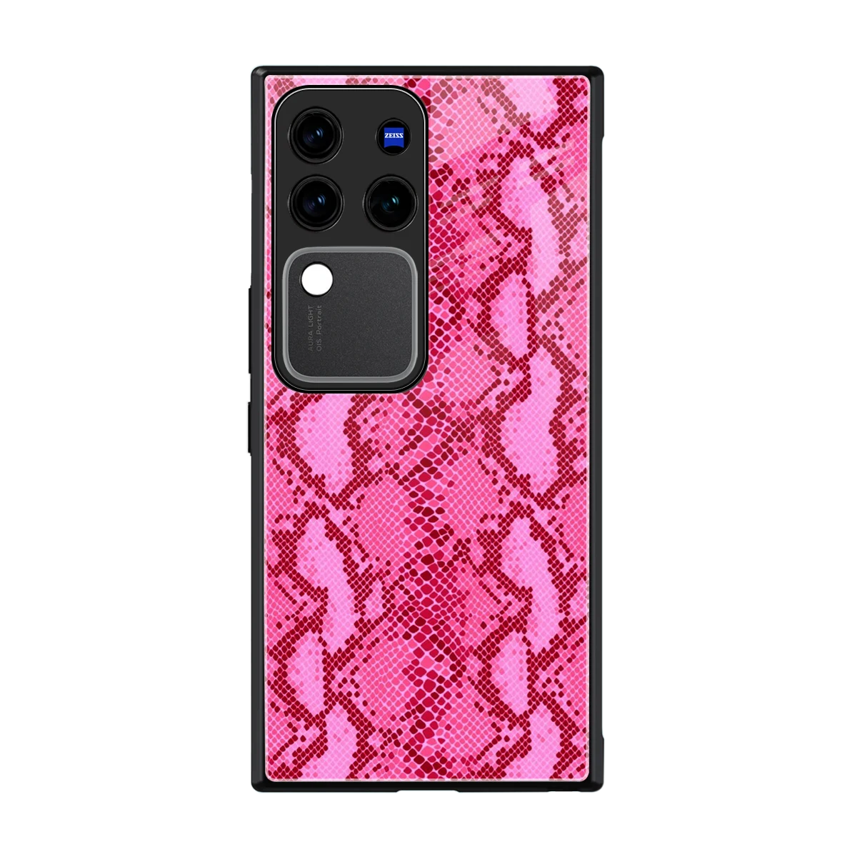 Pink Serpent back phone cover | glass case forvivo v30 pro