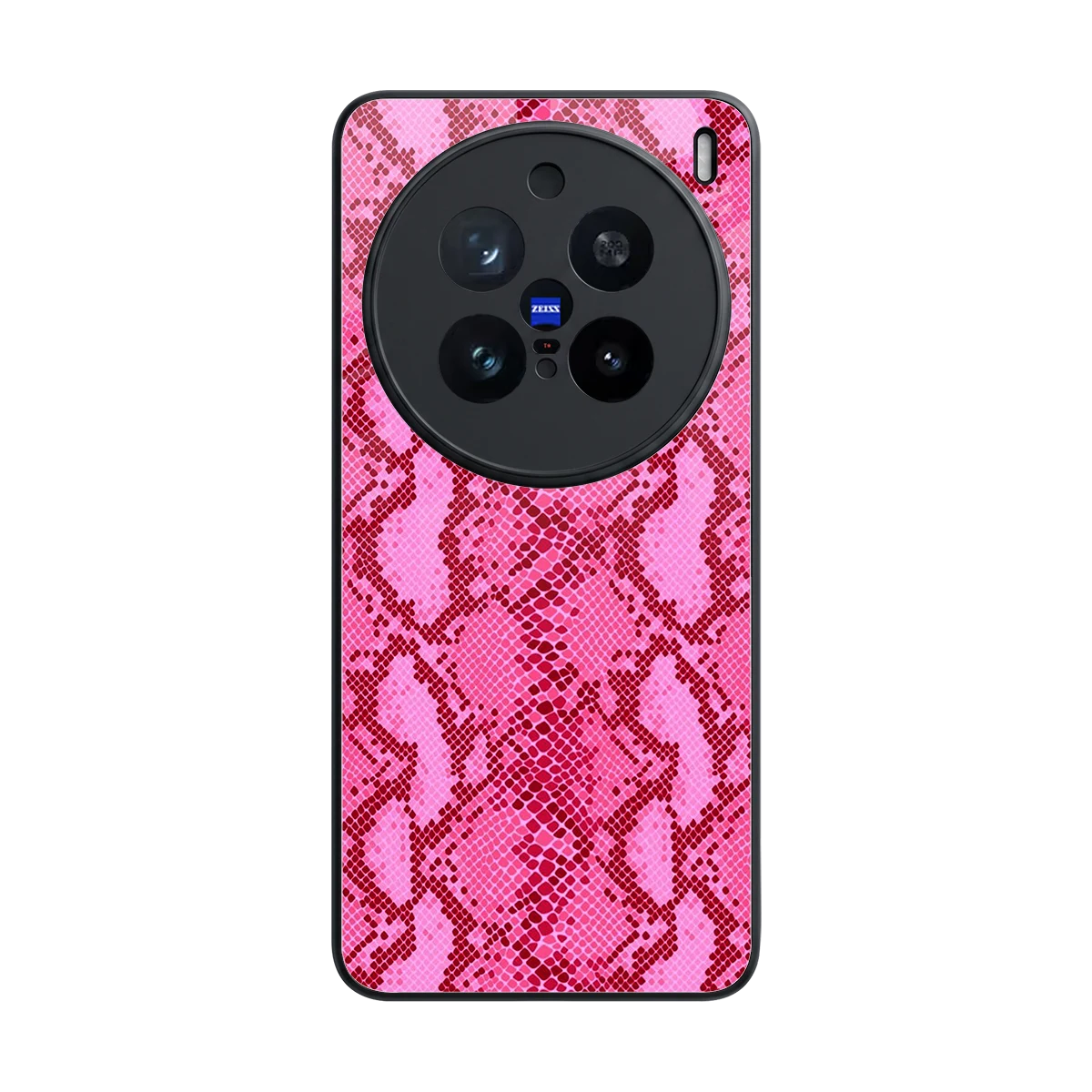 Pink Serpent back phone cover | glass case for vivo x200 pro