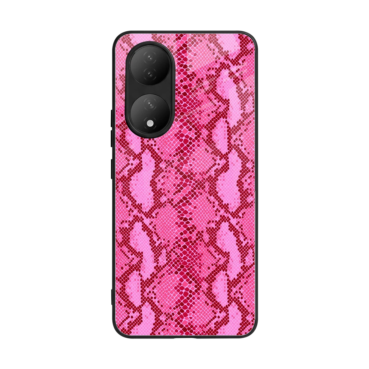 Pink Serpent back phone cover | glass case for Vivo-y100