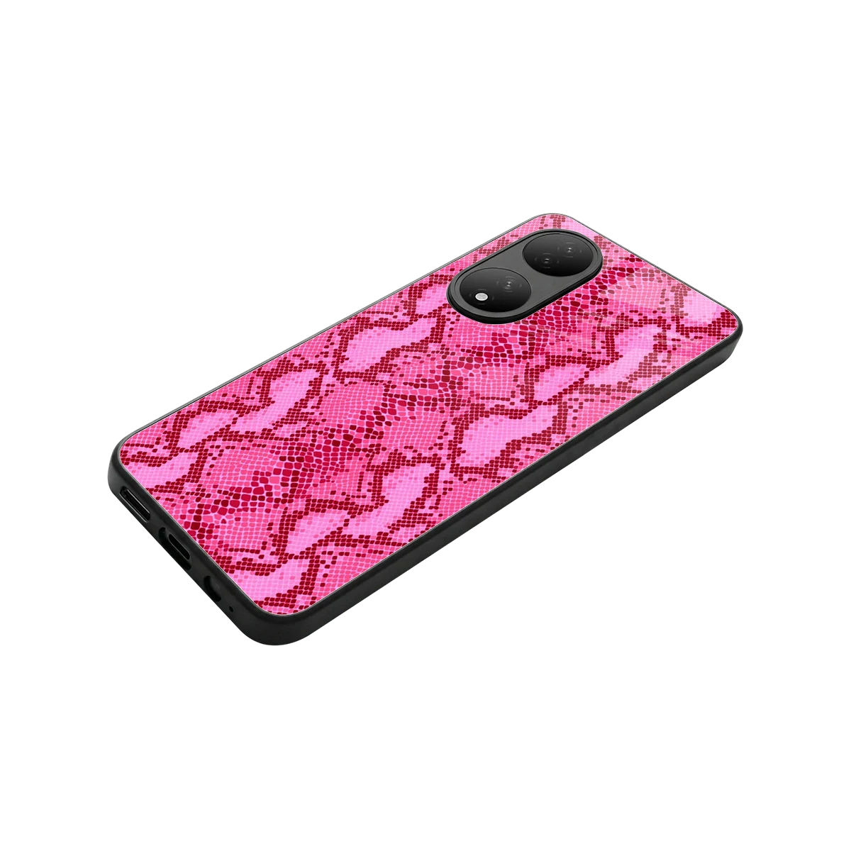 Pink Serpent stylish phone case for Vivo-y100 | glossy glass and slim fit