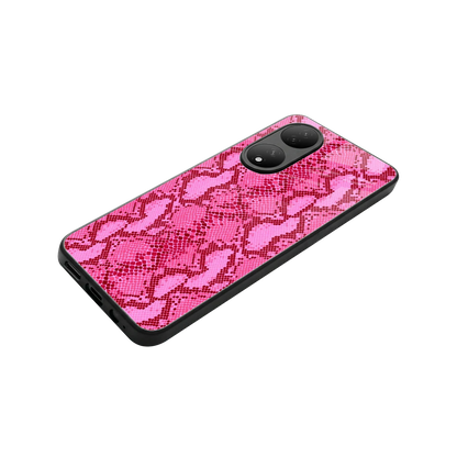 Pink Serpent stylish phone case for Vivo-y100 | glossy glass and slim fit