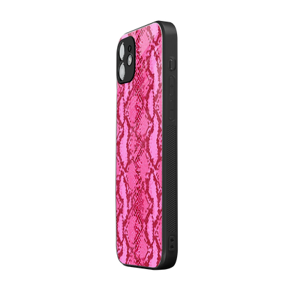 Pink Serpent iphone 11 mobile cover | shockproof glass phone case