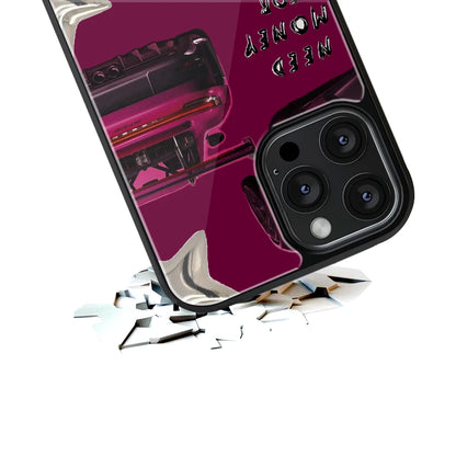 Durable Glass Back Mobile Case for iPhone, Samsung, OnePlus, Google Pixel, Redmi, Vivo, Oppo