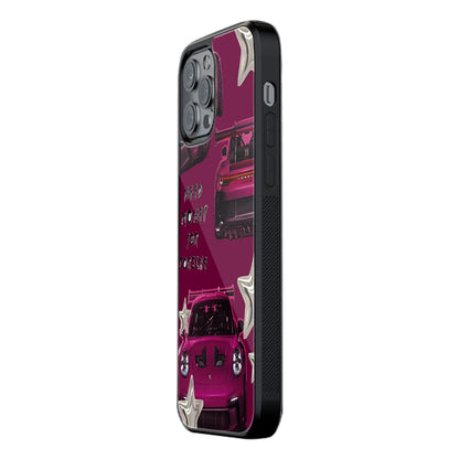 Trendy Glass Back Mobile Case for iPhone, Samsung, Redmi, OnePlus, Google Pixel, Motorola