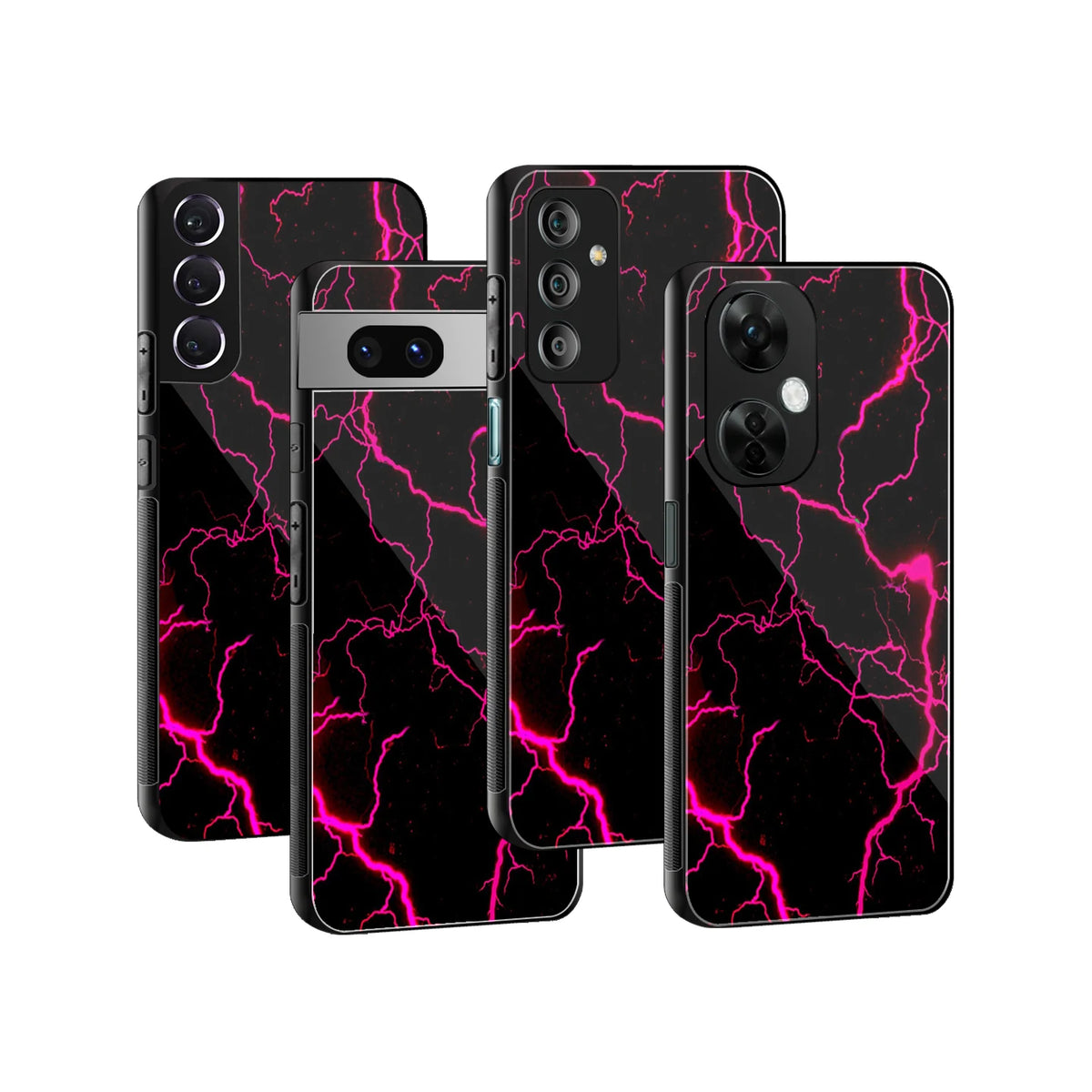 Stylish Glass Back Case for All Smartphones iPhone, Samsung, OnePlus, Pixel, Redmi, Oppo, Vivo, Motorola