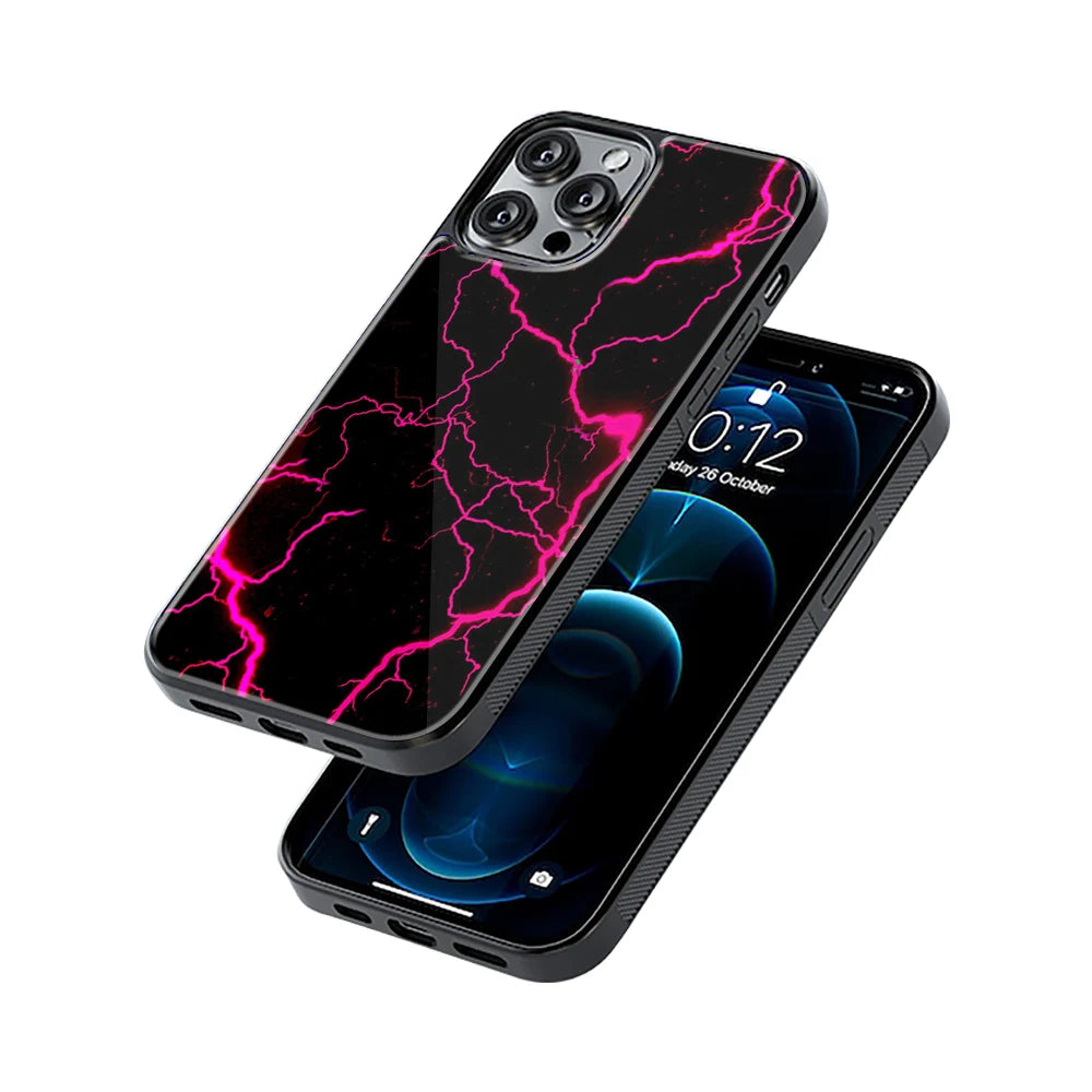 Protective Glass Back Phone Case Compatible with iPhone, Samsung, OnePlus, Pixel & More