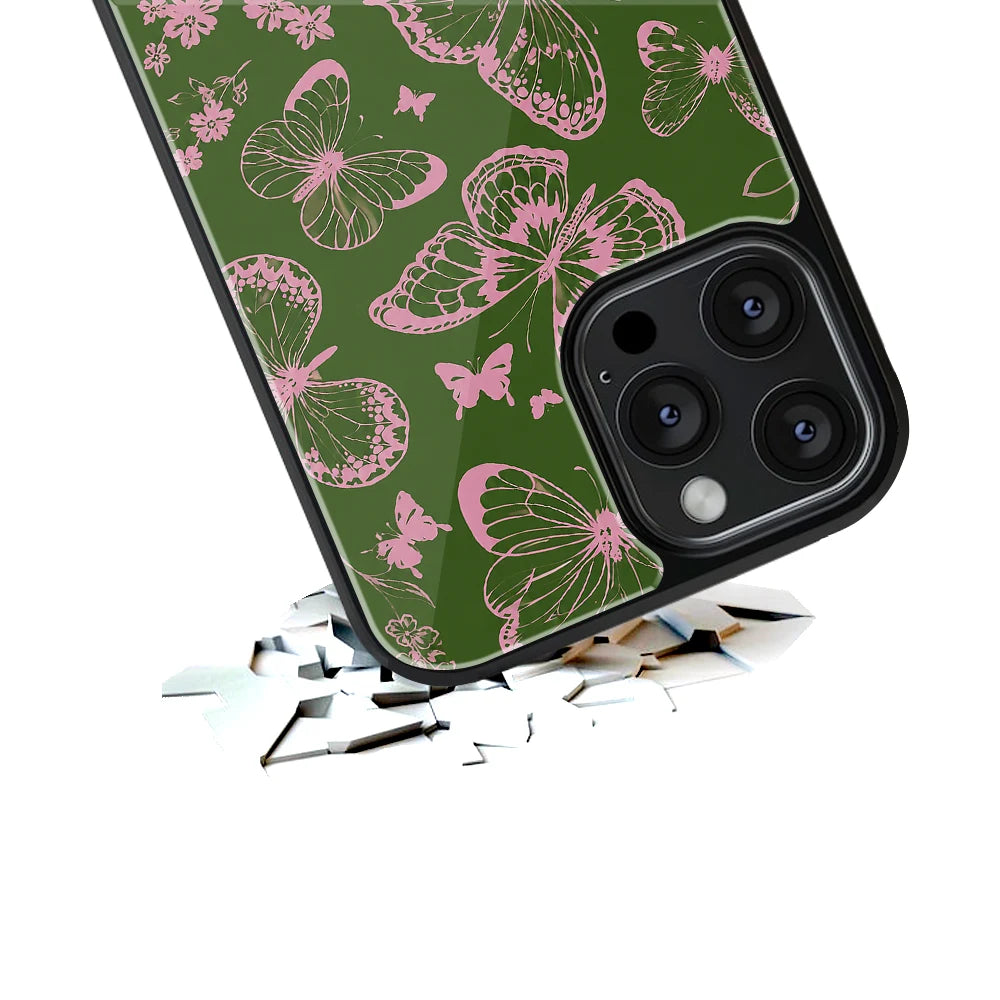Durable Glass Back Mobile Case for iPhone, Samsung, OnePlus, Google Pixel, Redmi, Vivo, Oppo