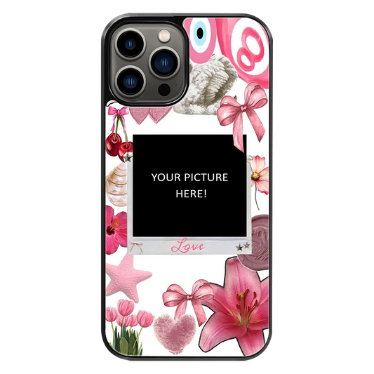 Polaroid Personalised Glass Phone Case