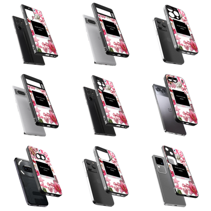 Polaroid Personalised Glass Phone Case