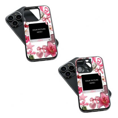 Polaroid Personalised Glass Phone Case