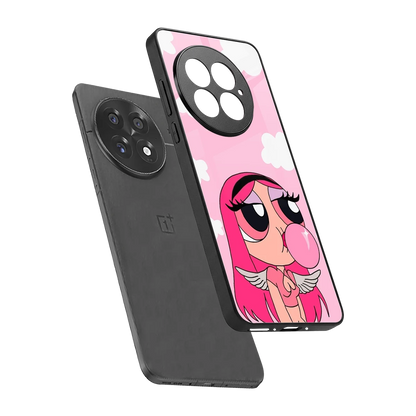Pinktastic Chic sleek oneplus 13 cover with tempered glass back and TPU edges