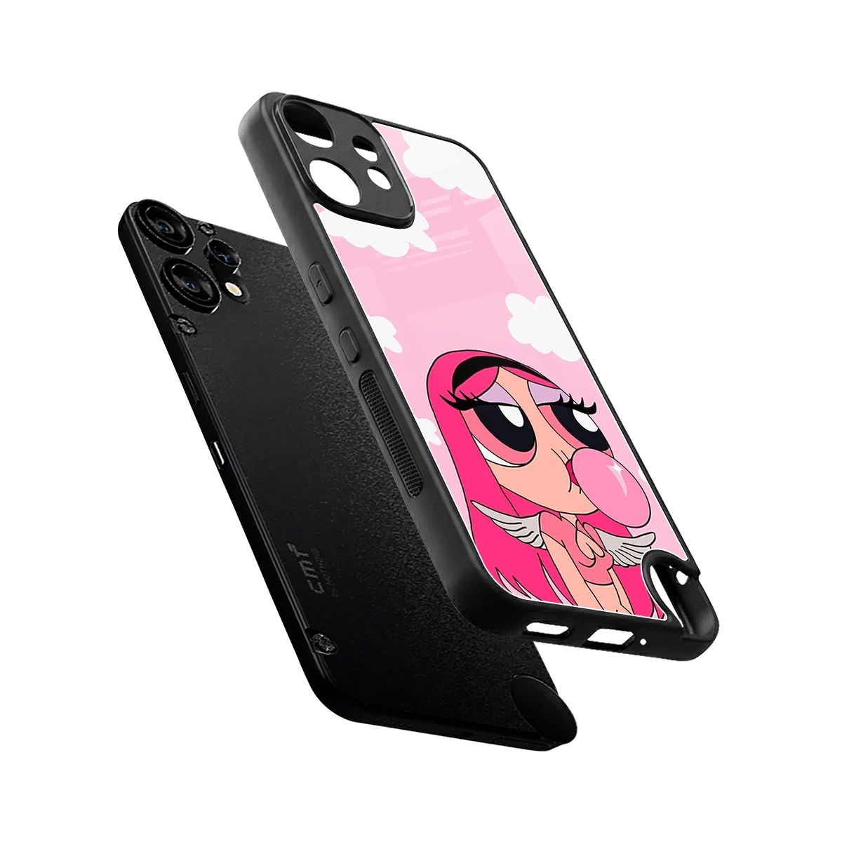 Pinktastic Chic sleek cmf nothing phone 2 pro cover with tempered glass back and TPU edges