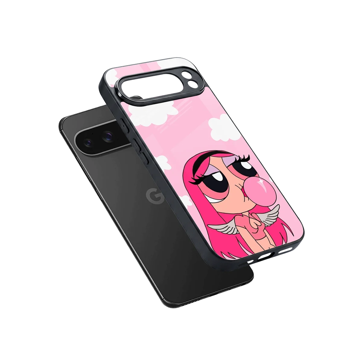 Pinktastic Chic sleek google pixel 10 pro xl cover with tempered glass back and TPU edges