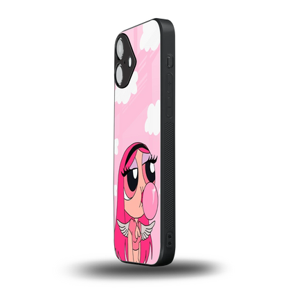 Pinktastic Chic iphone 16 plus mobile cover | shockproof glass phone case