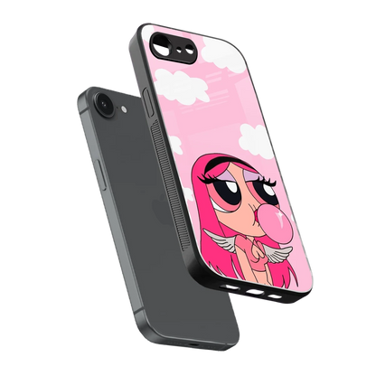 Pinktastic Chic sleek iphone 16e cover with tempered glass back and TPU edges
