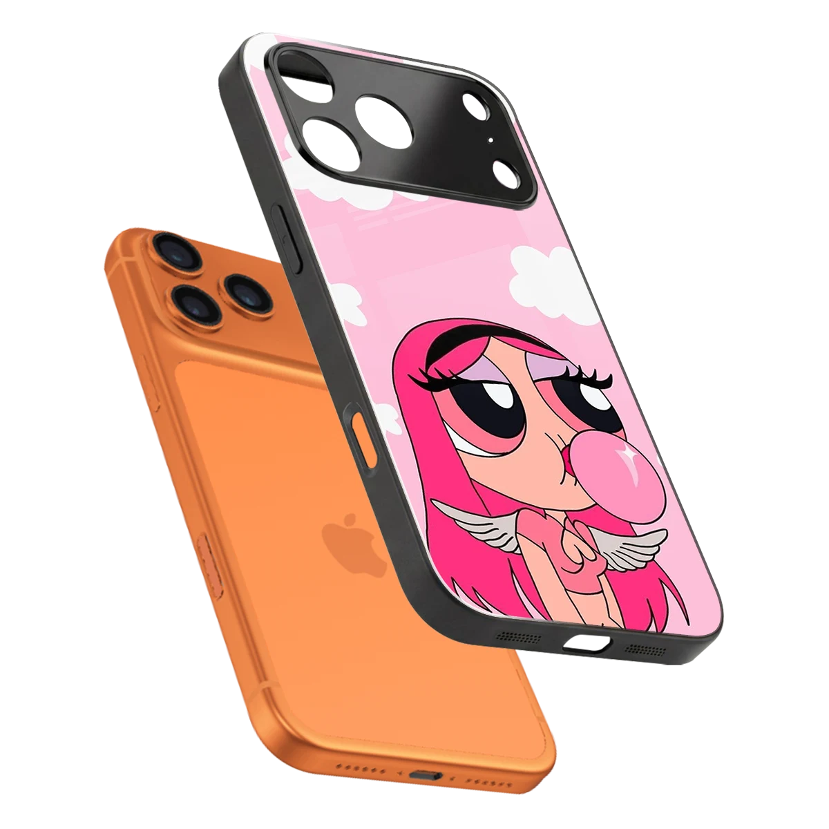 Pinktastic Chic sleek iphone 17 pro max cover with tempered glass back and TPU edges
