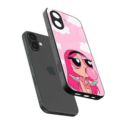 Pinktastic Chic sleek iphone 17 cover with tempered glass back and TPU edges