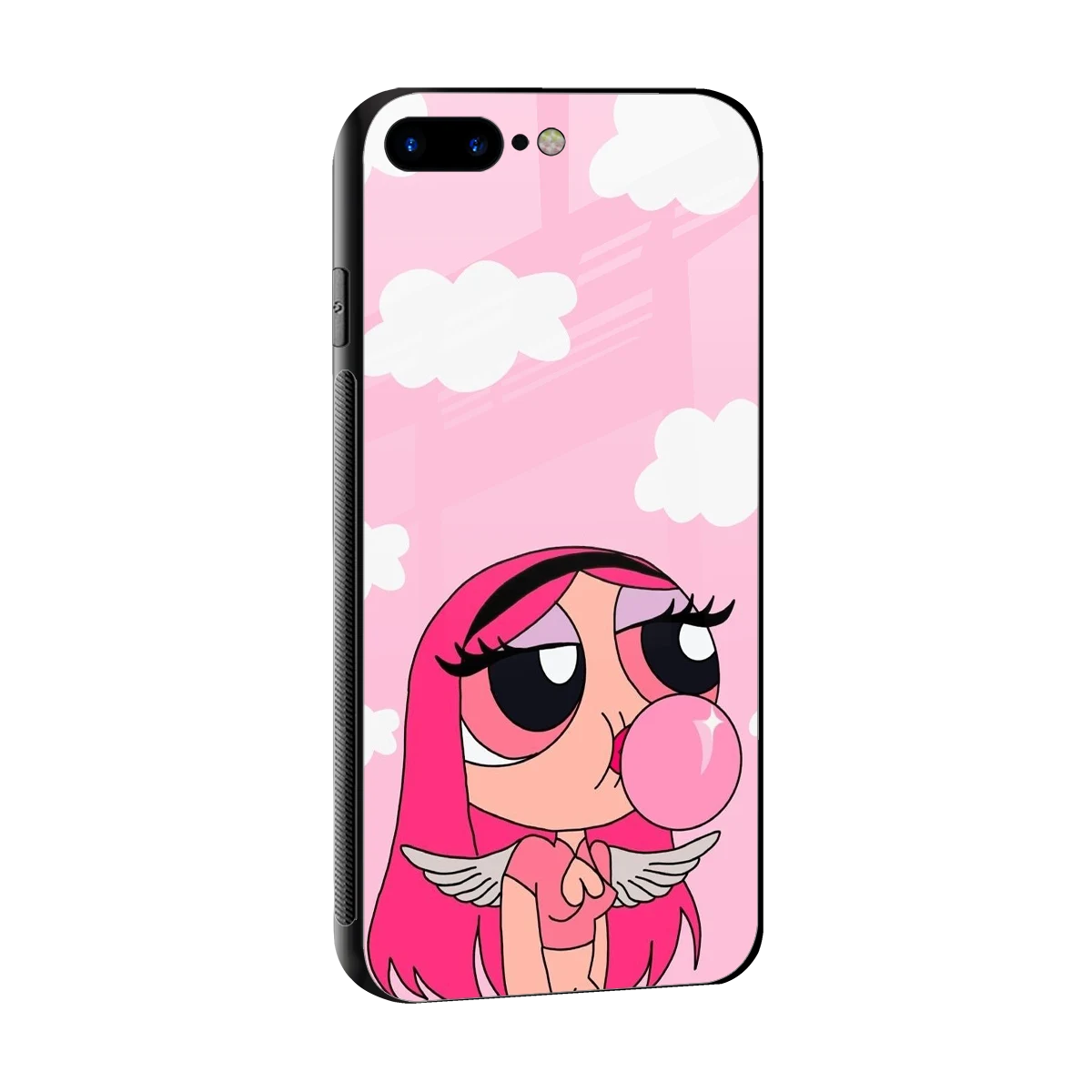 Pinktastic Chic sleek iphone 7 plus cover with tempered glass back and TPU edges