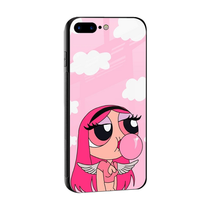 Pinktastic Chic sleek iphone 7 plus cover with tempered glass back and TPU edges
