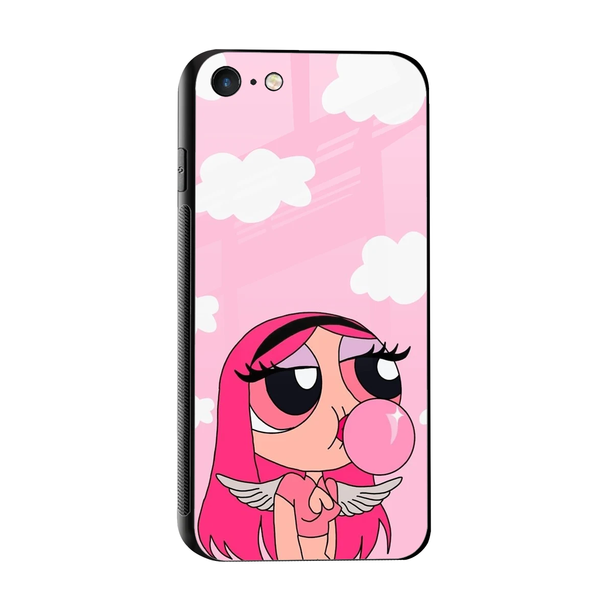 Pinktastic Chic sleek iphone 7 cover with tempered glass back and TPU edges