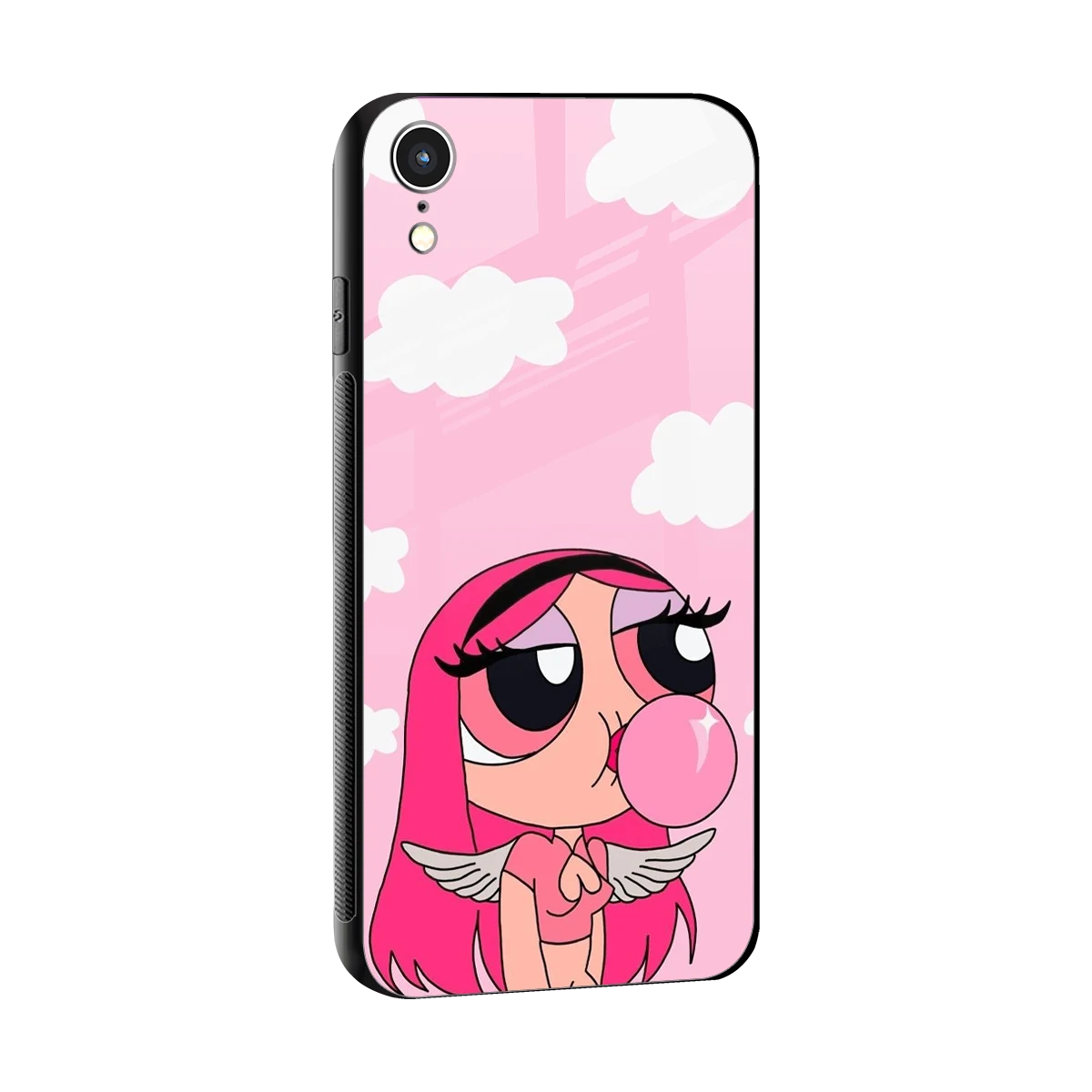Pinktastic Chic sleek iphone xr cover with tempered glass back and TPU edges