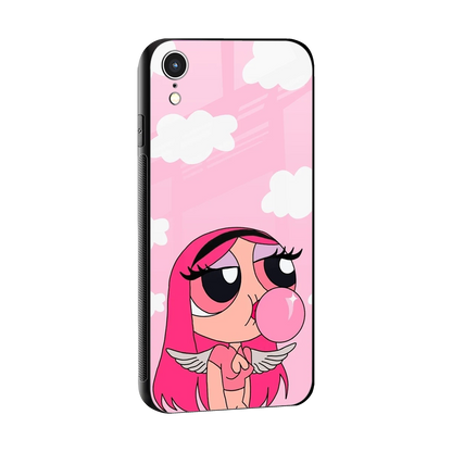 Pinktastic Chic sleek iphone xr cover with tempered glass back and TPU edges
