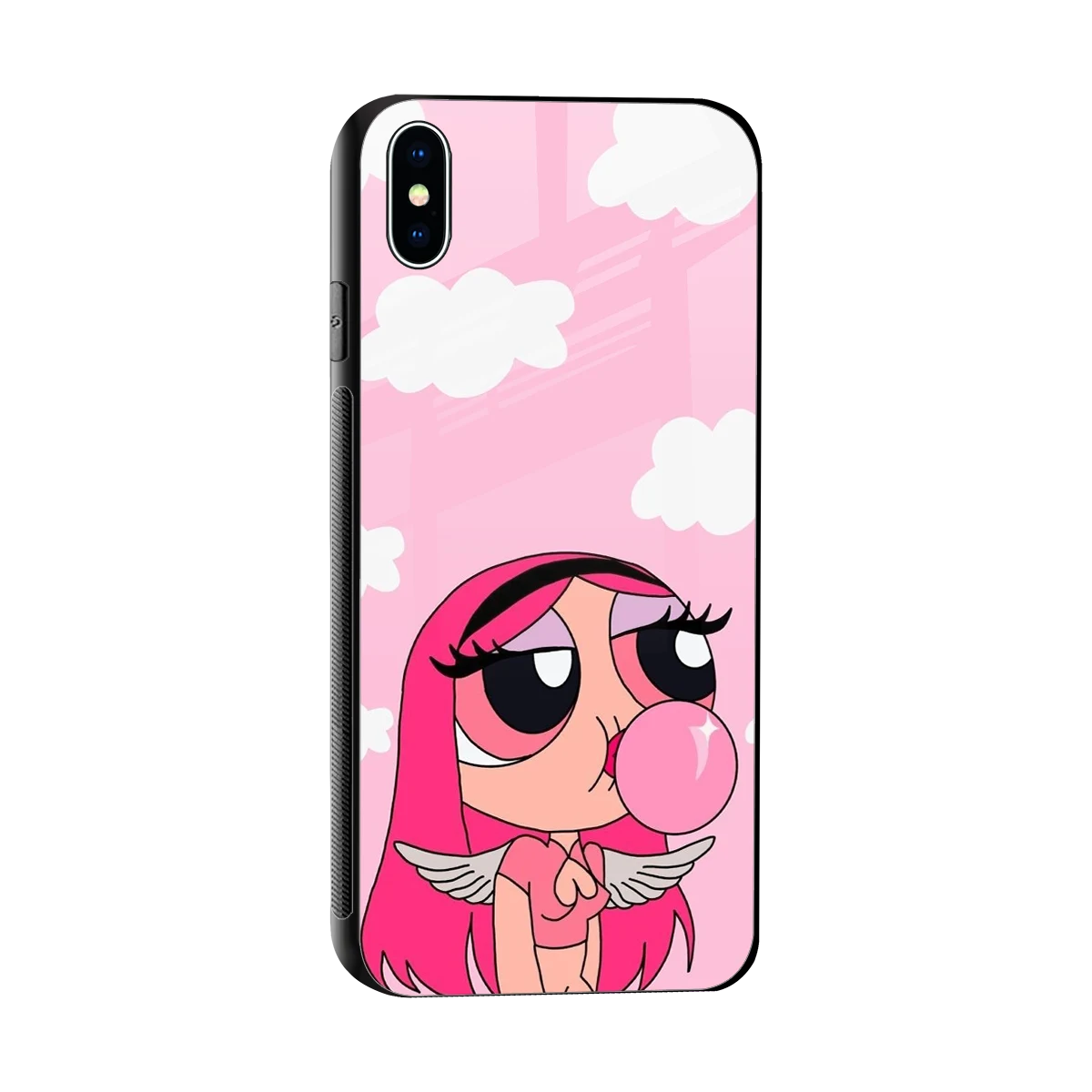 Pinktastic Chic sleek iphone xs max cover with tempered glass back and TPU edges
