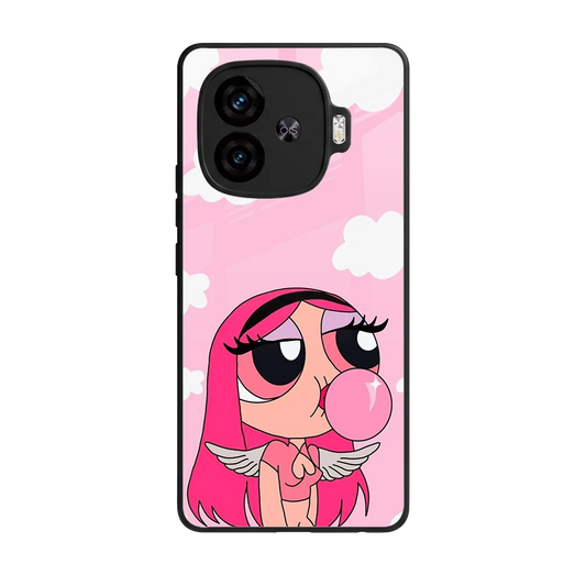 Pinktastic Chic back phone cover | glass case for iqoo neo 10r 5g