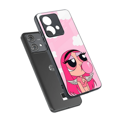 Pinktastic Chic sleek motorola edge 40 neo 5g cover with tempered glass back and TPU edges